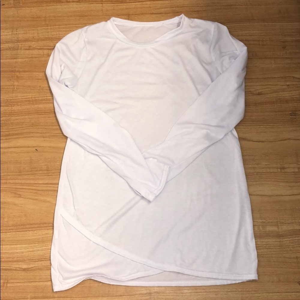 Simple White Long Sleeve